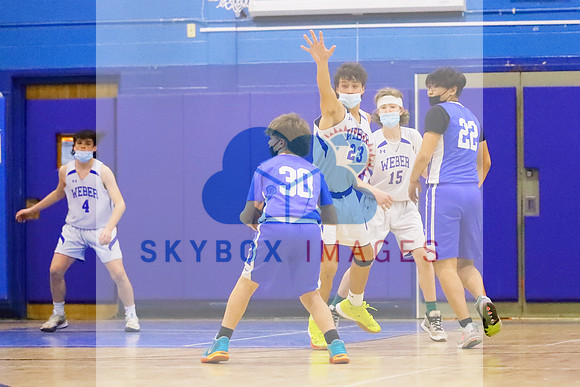Weber Middle School Boys 8th grade Basketball vs Roslyn