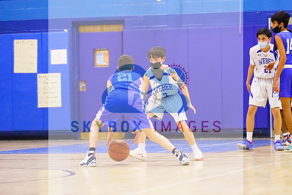 Weber Middle School Boys 8th grade Basketball vs Roslyn