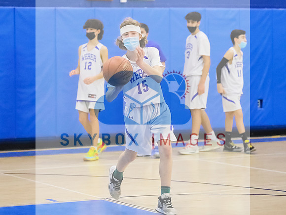 Weber Middle School Boys 8th grade Basketball vs Roslyn