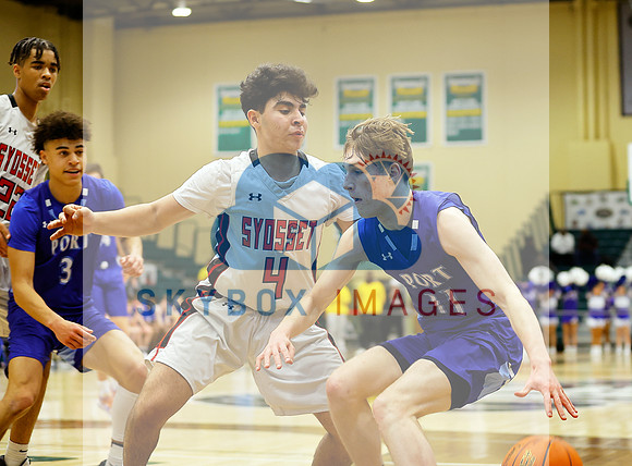Port Washington Vikings Mens Basketball County Semis Vs Syosset 2023