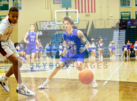 Port Washington Vikings Mens Basketball County Semis Vs Syosset 2023