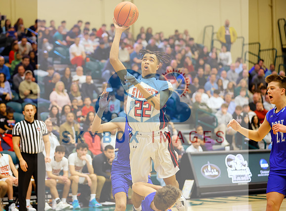 Port Washington Vikings Mens Basketball County Semis Vs Syosset 2023