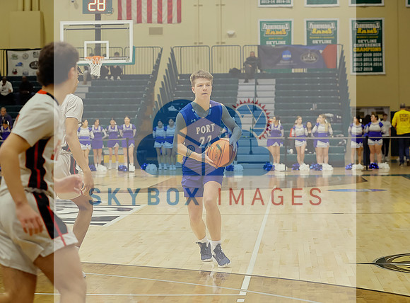 Port Washington Vikings Mens Basketball County Semis Vs Syosset 2023
