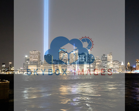 9/11 Memorial Lights 2021