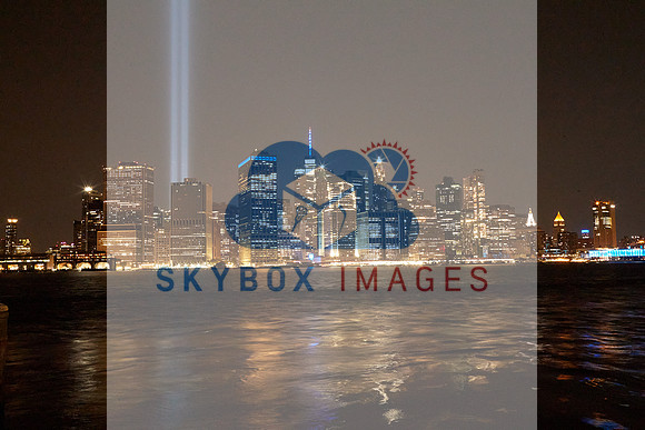9/11 Memorial Lights 2021