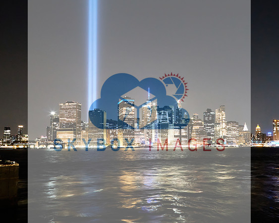 9/11 Memorial Lights 2021