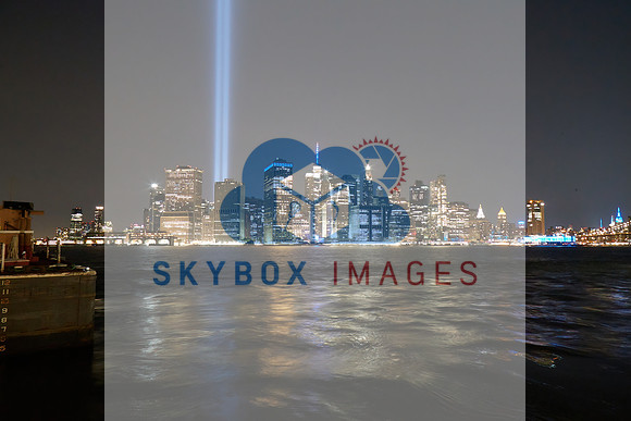 9/11 Memorial Lights 2021