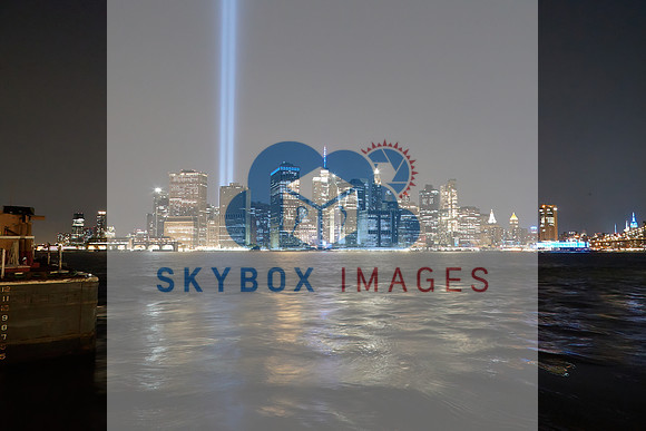 9/11 Memorial Lights 2021