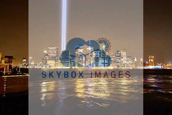 9/11 Memorial Lights 2021