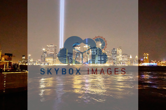 9/11 Memorial Lights 2021