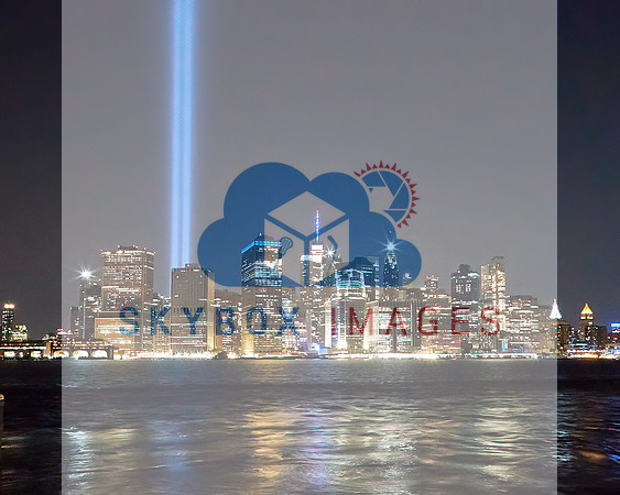 9/11 Memorial Lights 2021