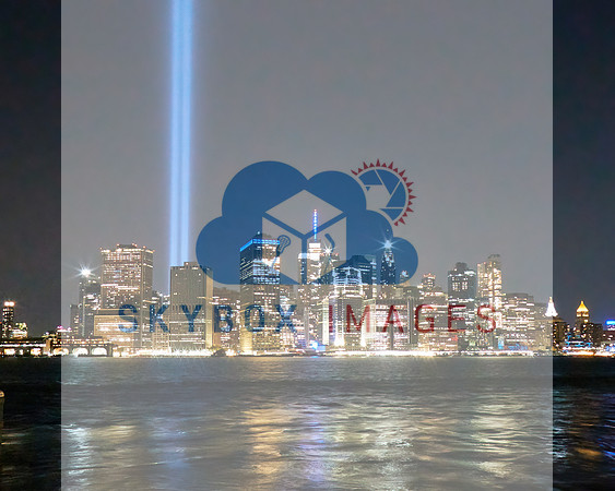 9/11 Memorial Lights 2021