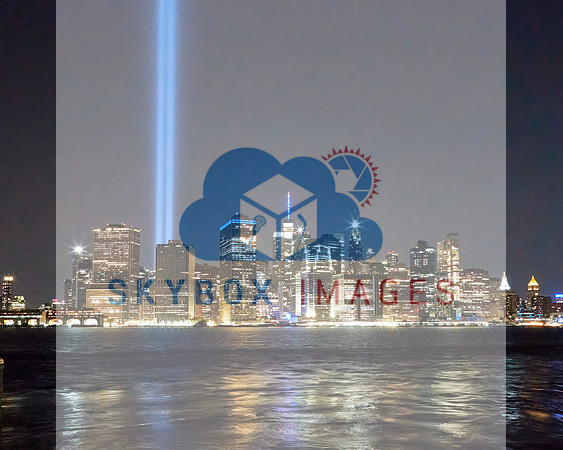 9/11 Memorial Lights 2021