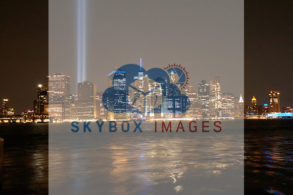 9/11 Memorial Lights 2021