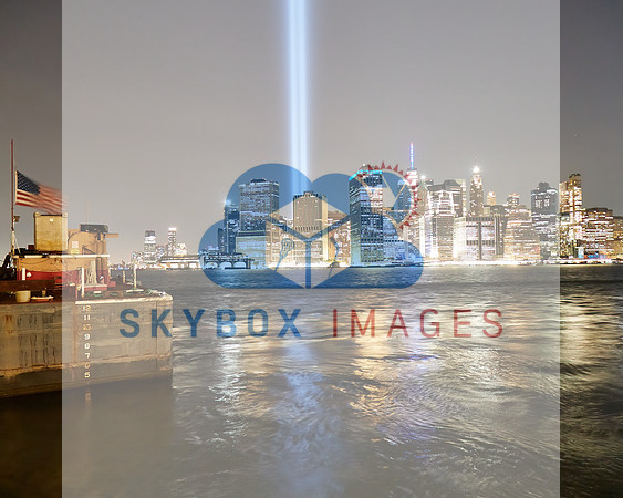 9/11 Memorial Lights 2021