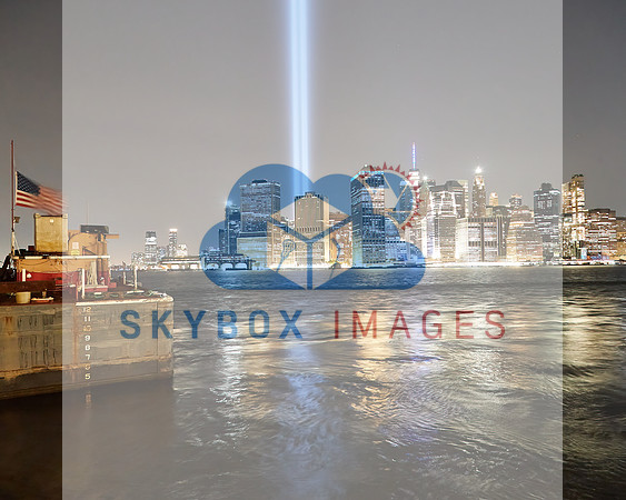 9/11 Memorial Lights 2021