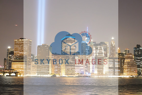 9/11 Memorial Lights 2021
