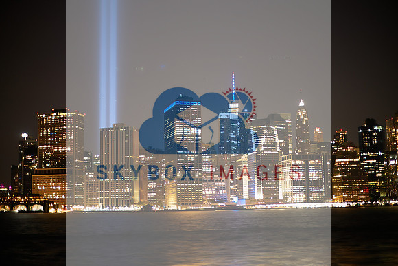 9/11 Memorial Lights 2021