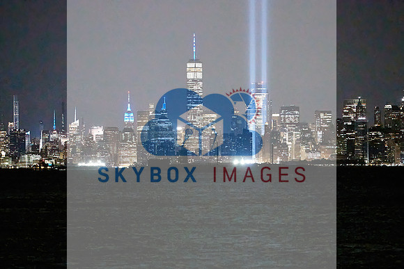 9/11 Memorial Lights 2021