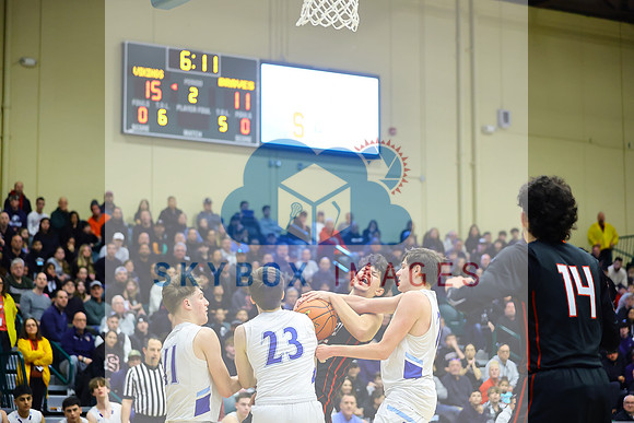 Port Washington Mens Basketball County Semi-finals Vs Syosset