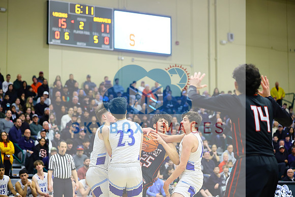 Port Washington Mens Basketball County Semi-finals Vs Syosset