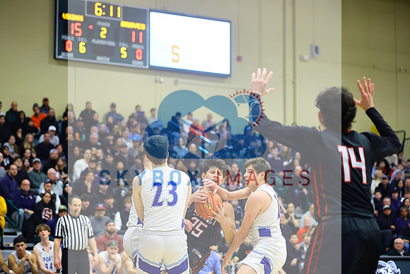 Port Washington Mens Basketball County Semi-finals Vs Syosset