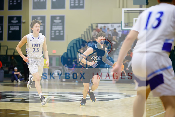 Port Washington Mens Basketball County Semi-finals Vs Syosset