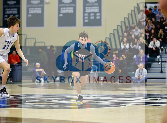Port Washington Mens Basketball County Semi-finals Vs Syosset
