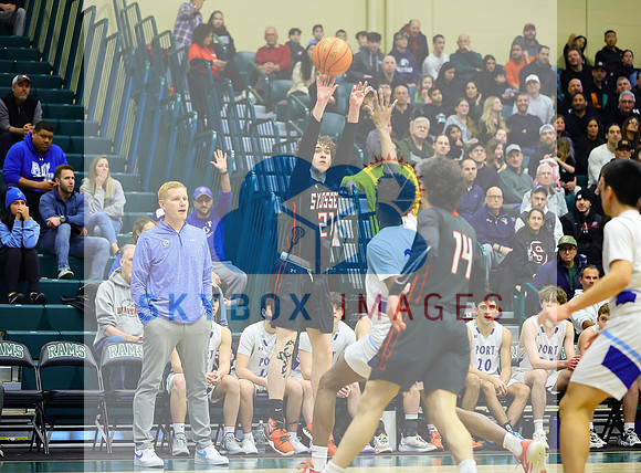 Port Washington Mens Basketball County Semi-finals Vs Syosset