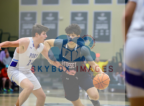 Port Washington Mens Basketball County Semi-finals Vs Syosset