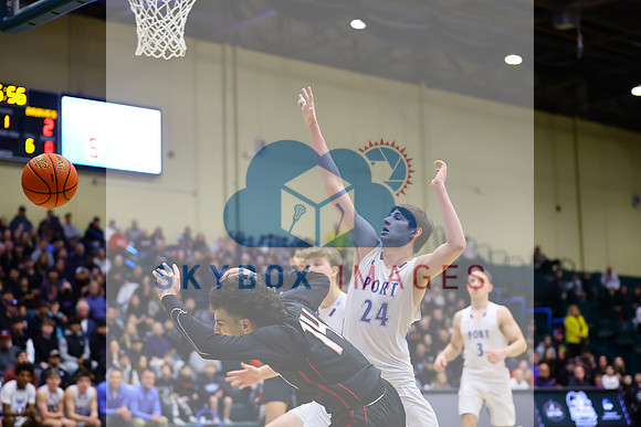 Port Washington Mens Basketball County Semi-finals Vs Syosset