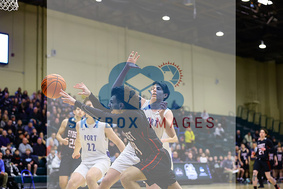 Port Washington Mens Basketball County Semi-finals Vs Syosset