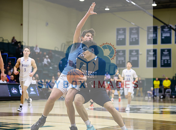 Port Washington Mens Basketball County Semi-finals Vs Syosset