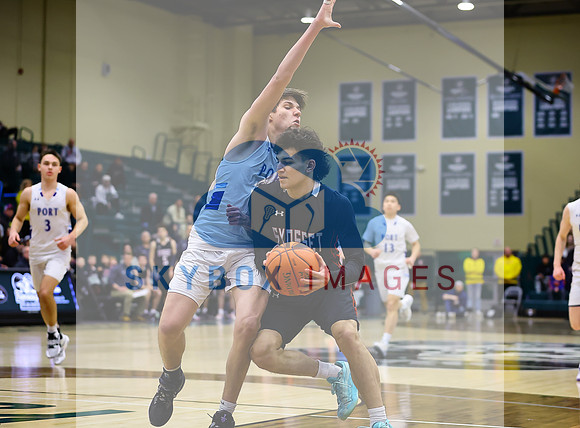 Port Washington Mens Basketball County Semi-finals Vs Syosset