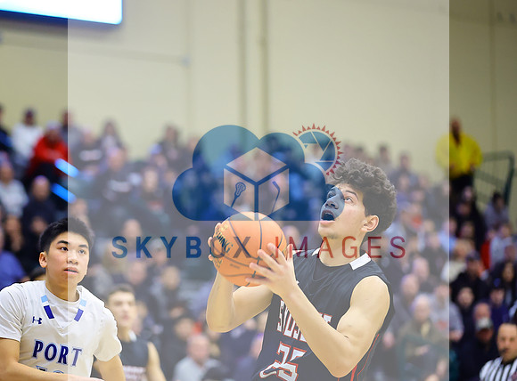 Port Washington Mens Basketball County Semi-finals Vs Syosset