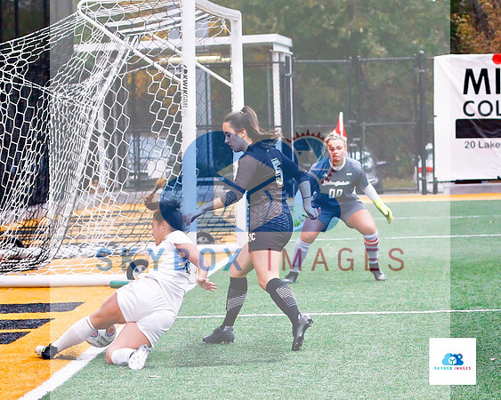 AIC vs Adelphi women's soccer NE10 Playoffs 2019