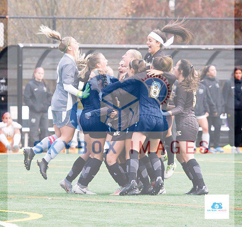 AIC vs Adelphi women's soccer NE10 Playoffs 2019