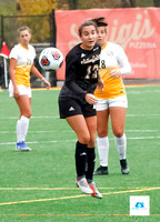 AIC vs Adelphi women's soccer NE10 Playoffs 2019