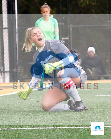 AIC vs Adelphi women's soccer NE10 Playoffs 2019