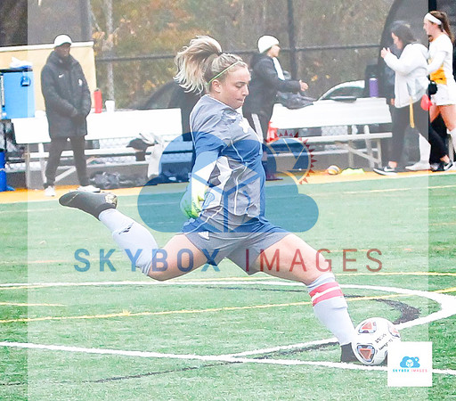 AIC vs Adelphi women's soccer NE10 Playoffs 2019