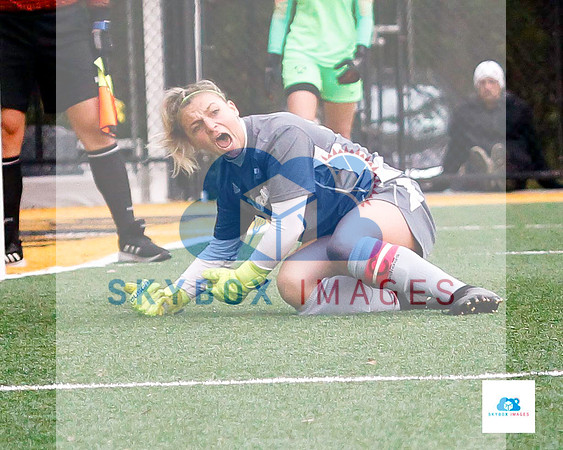 AIC vs Adelphi women's soccer NE10 Playoffs 2019