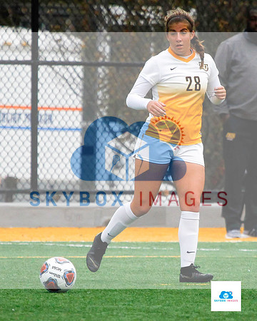 AIC vs Adelphi women's soccer NE10 Playoffs 2019