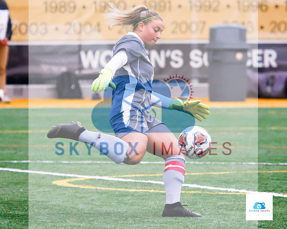 AIC vs Adelphi women's soccer NE10 Playoffs 2019