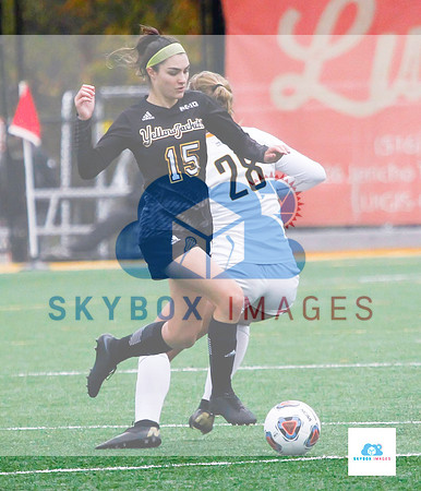 AIC vs Adelphi women's soccer NE10 Playoffs 2019