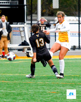 AIC vs Adelphi women's soccer NE10 Playoffs 2019