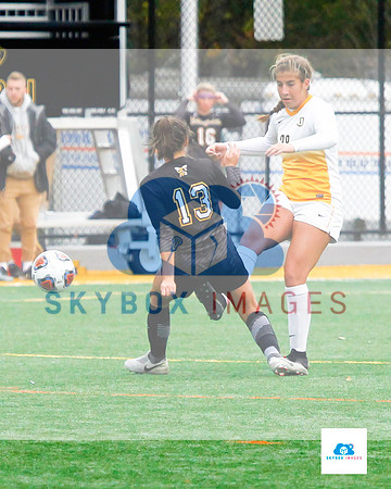 AIC vs Adelphi women's soccer NE10 Playoffs 2019