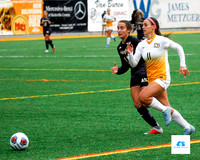 AIC vs Adelphi women's soccer NE10 Playoffs 2019