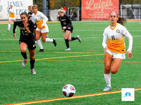 AIC vs Adelphi women's soccer NE10 Playoffs 2019