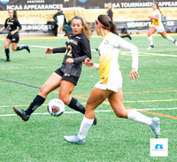AIC vs Adelphi women's soccer NE10 Playoffs 2019