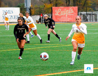 AIC vs Adelphi women's soccer NE10 Playoffs 2019